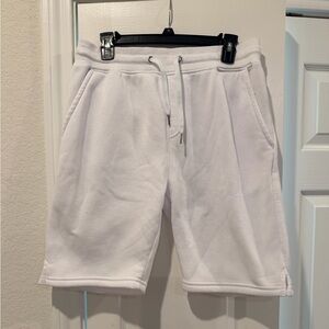 C81 Essentials White Athletic Men's Shorts